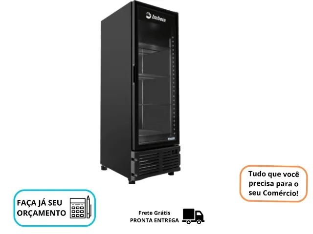 Congelador Imbera Vertical Porta de Vidro 560L