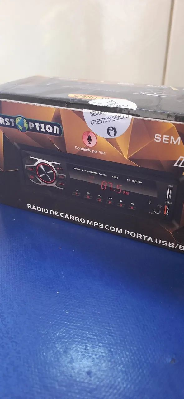 Rádio de Carro MP3 com USB/BT - First Option 6688 - Foto 2