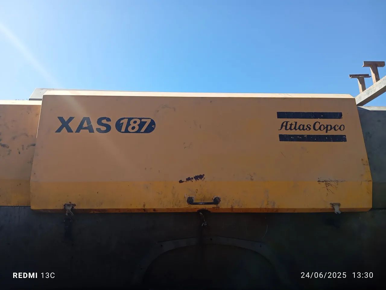 Compressor de Ar Atlas Copco XAS 187
