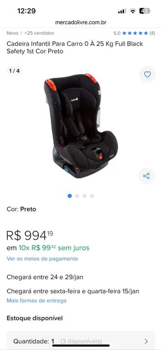 Cadeirinha automóvel Safety 1st - Foto 3