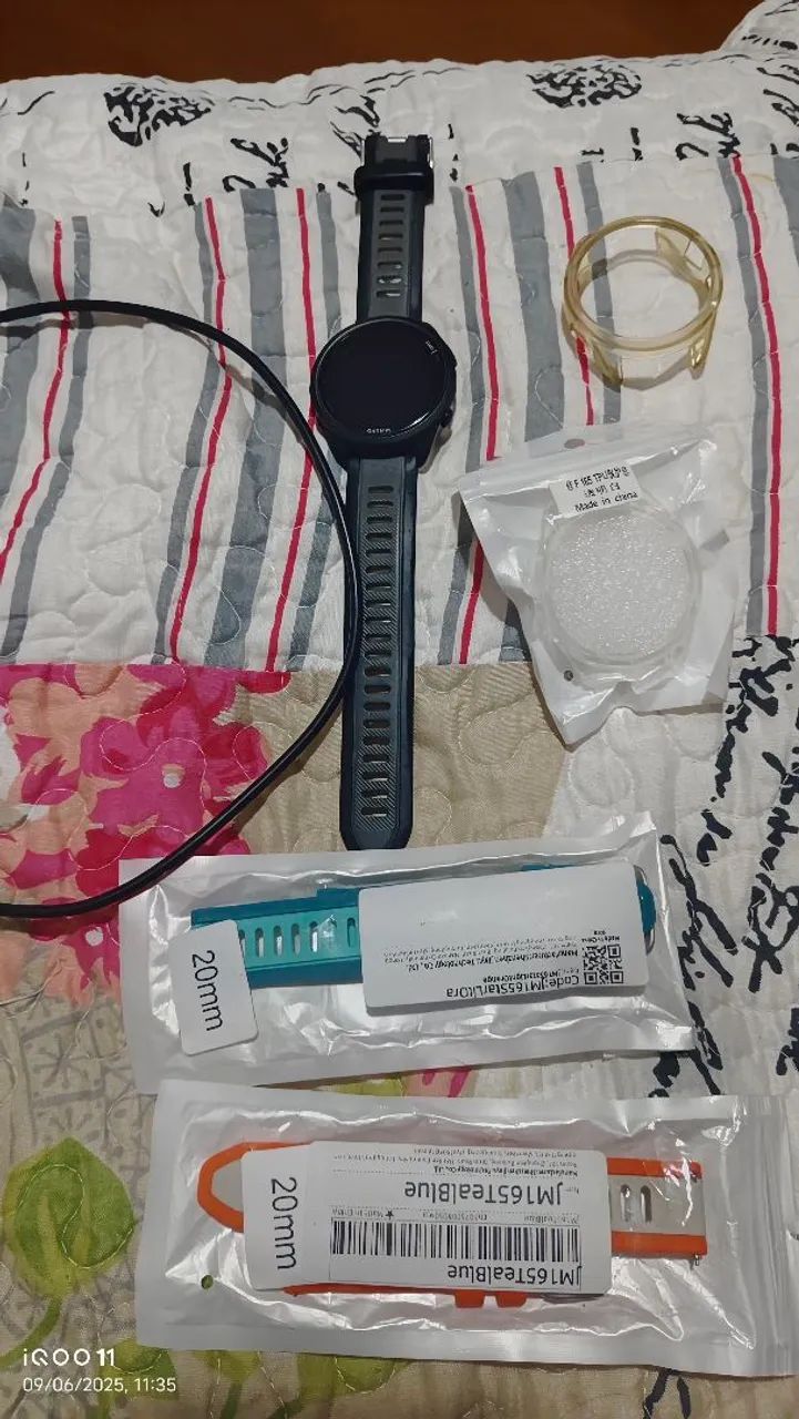 Smartwatch Garmin Forerunner 165 (display queimado) - Foto 4