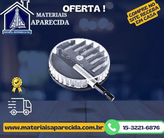 Jogo BITS Parafusadeira 7Pc TRY-6134
