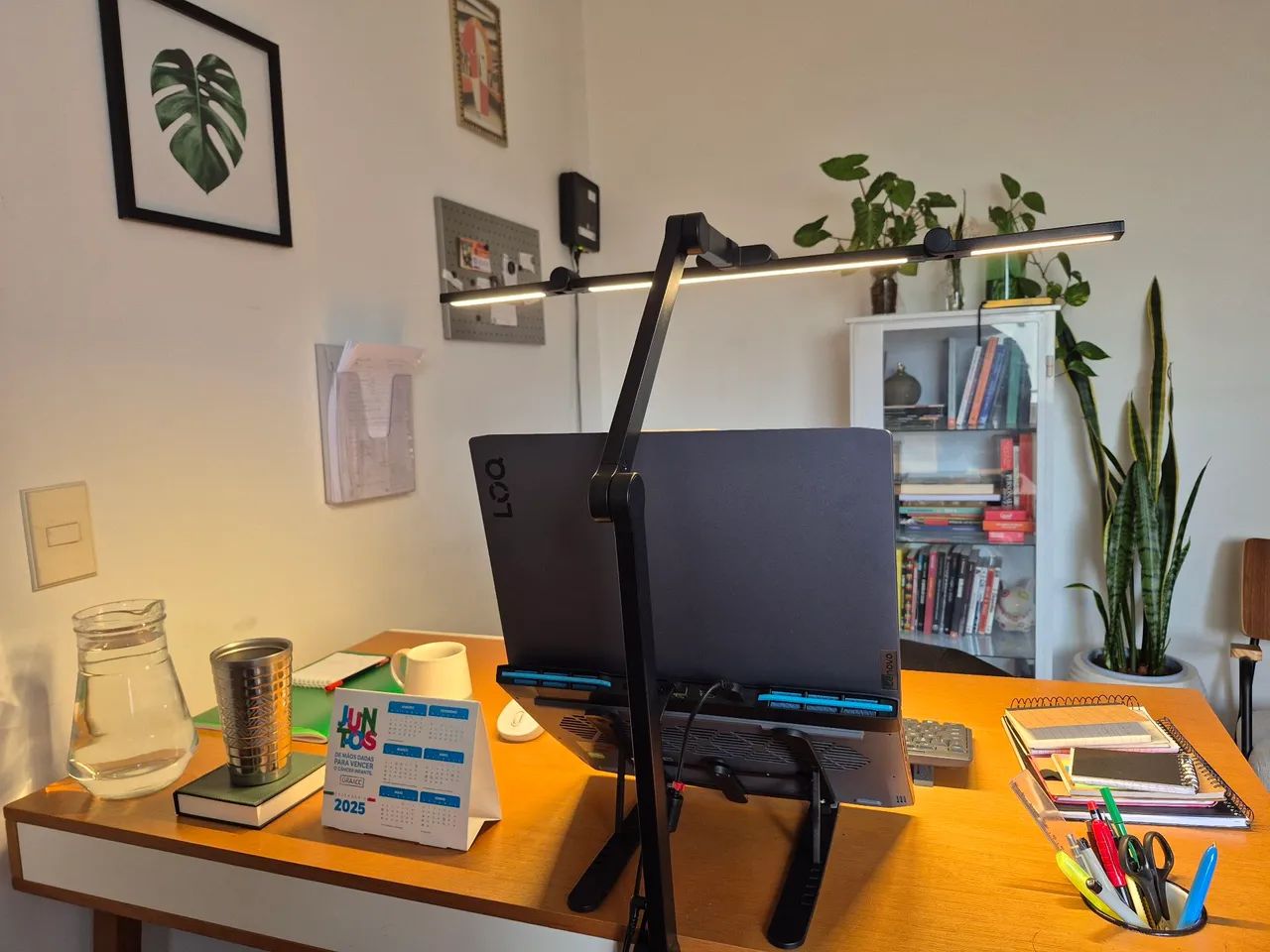 LUMINÁRIA barra LED - mesa monitor