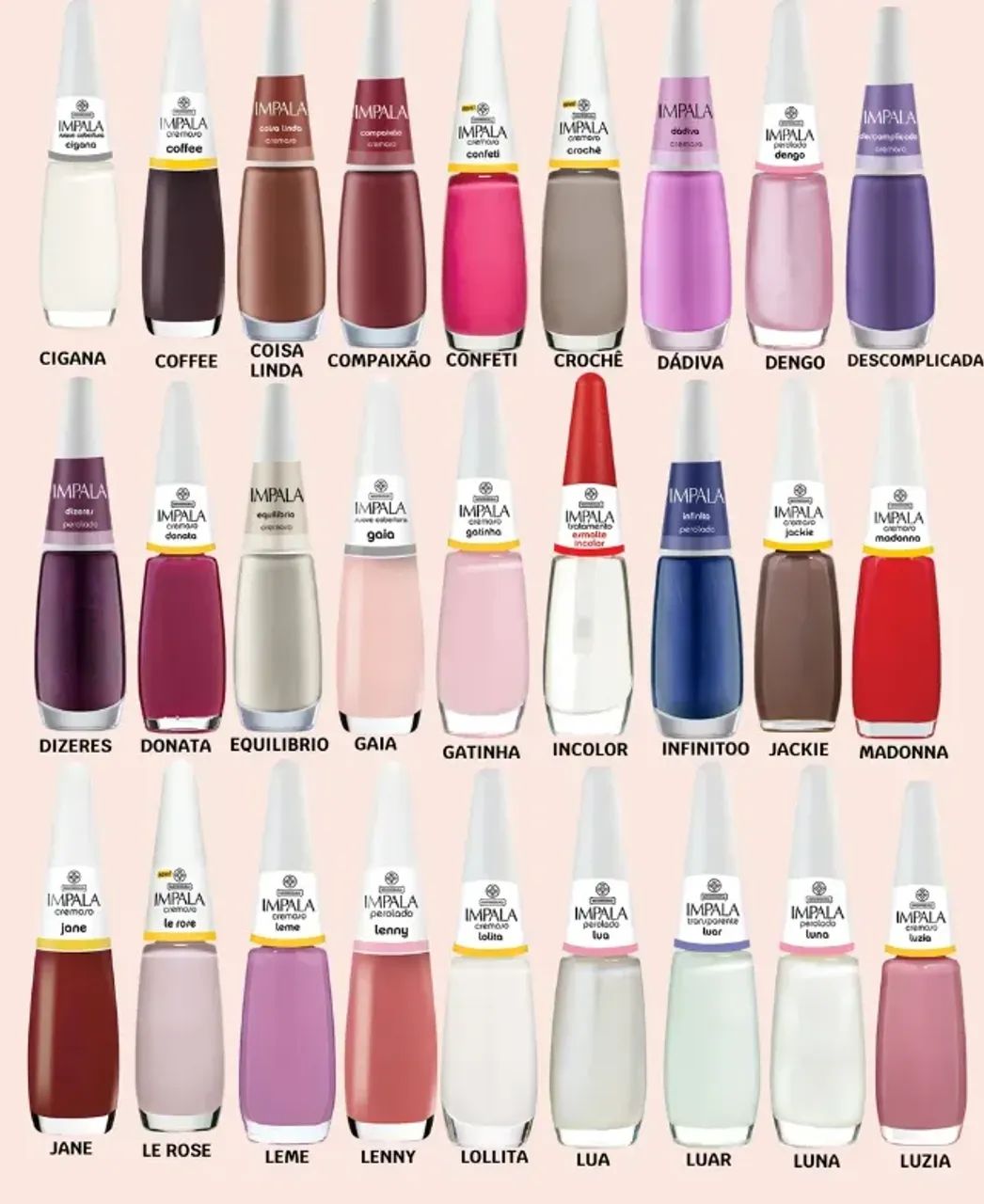 Kit Adesivos Para Unha + 20 Esmaltes Impala Original - Foto 3