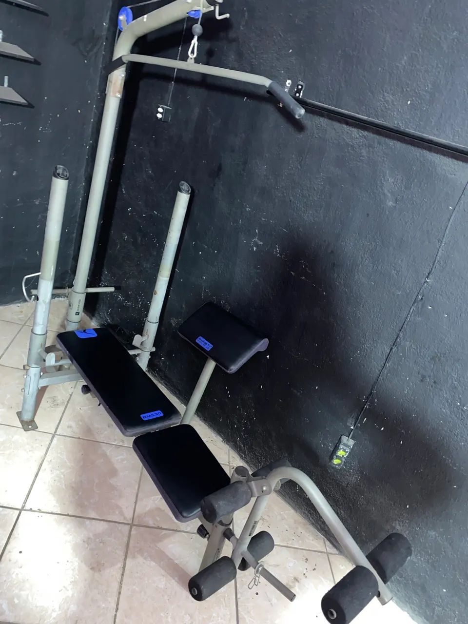 Mesa de musculação 