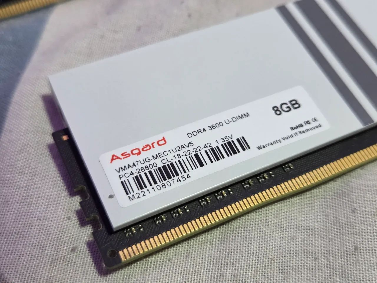 Memória RAM Asgard Valkyrie DDR4 32GB 4x8GB 3600MHz RGB - Foto 5