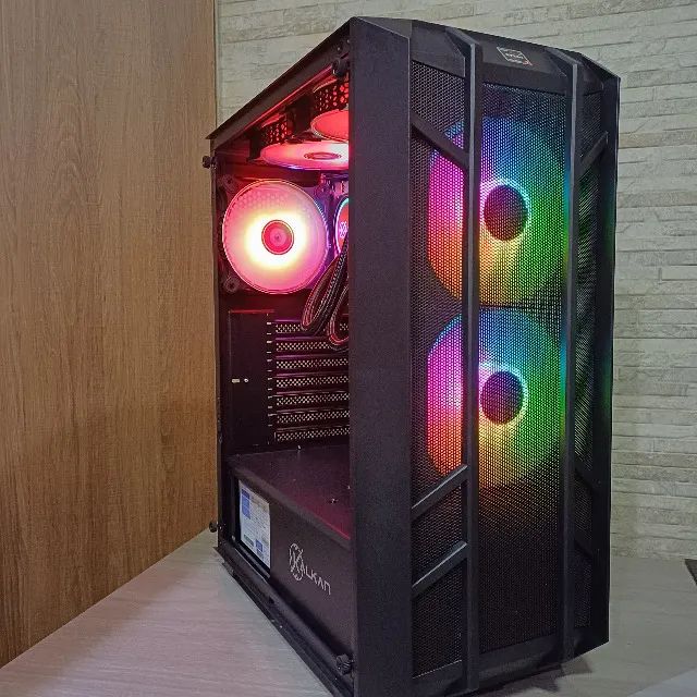 PC Gamer Ryzen 7 5700G c/ Water Cooler, 16Gb Mem, SSD Nmve c/ 1 ano de Garantia em até 12x - Foto 4