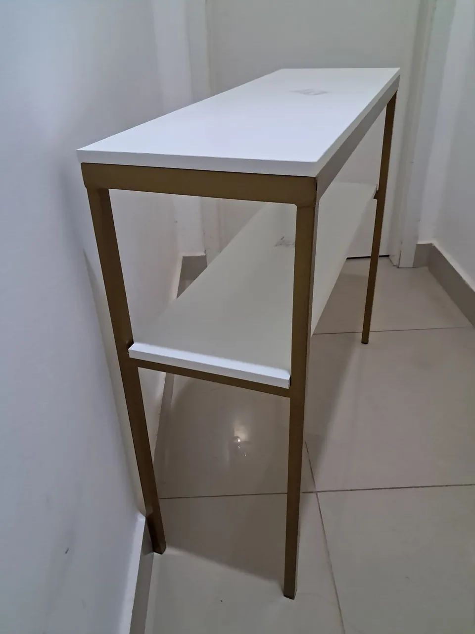 Vendo mesa em metalon e mdf  - Foto 4