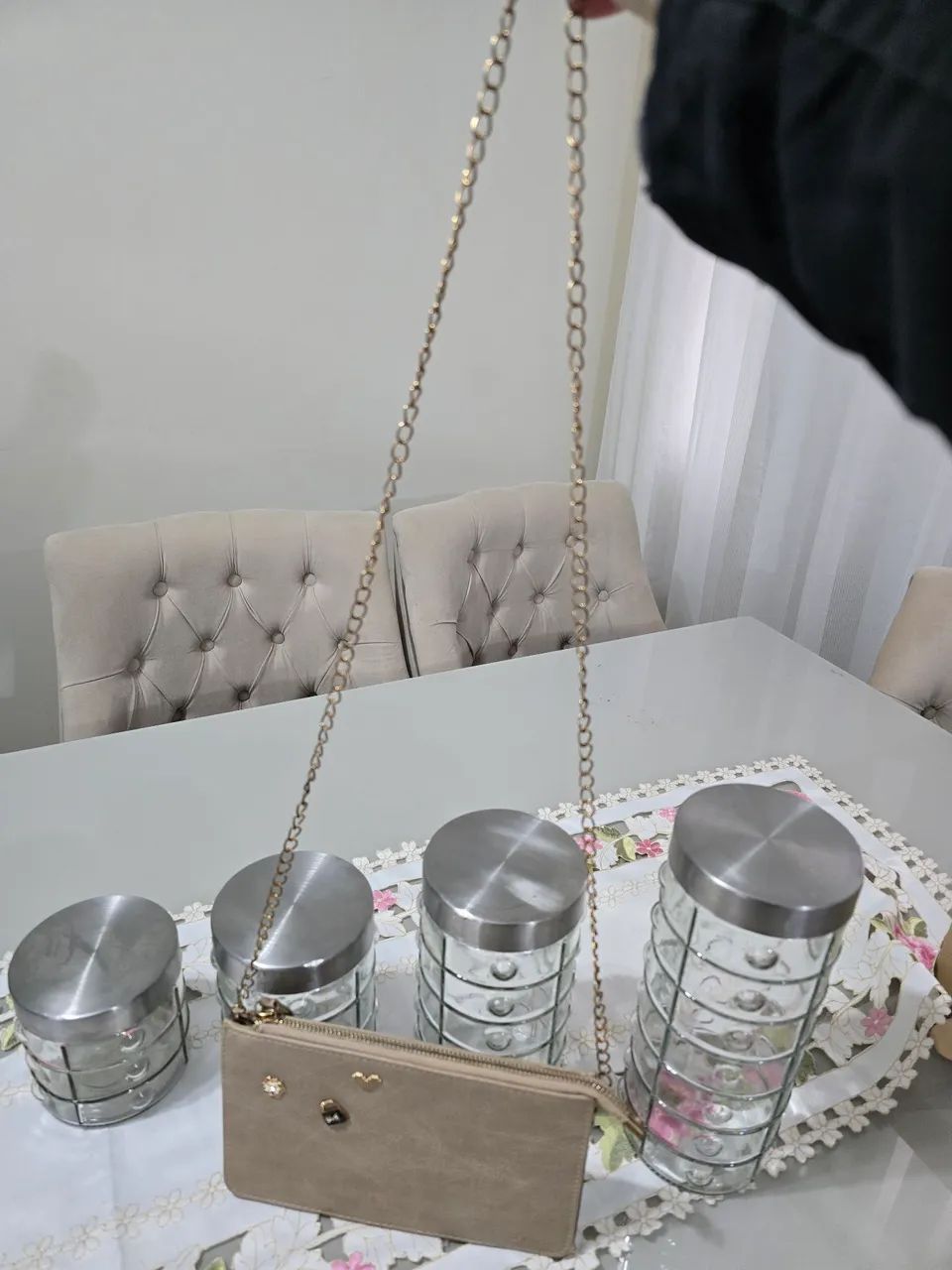 Carteira grande com alça/necessaire  - Foto 5