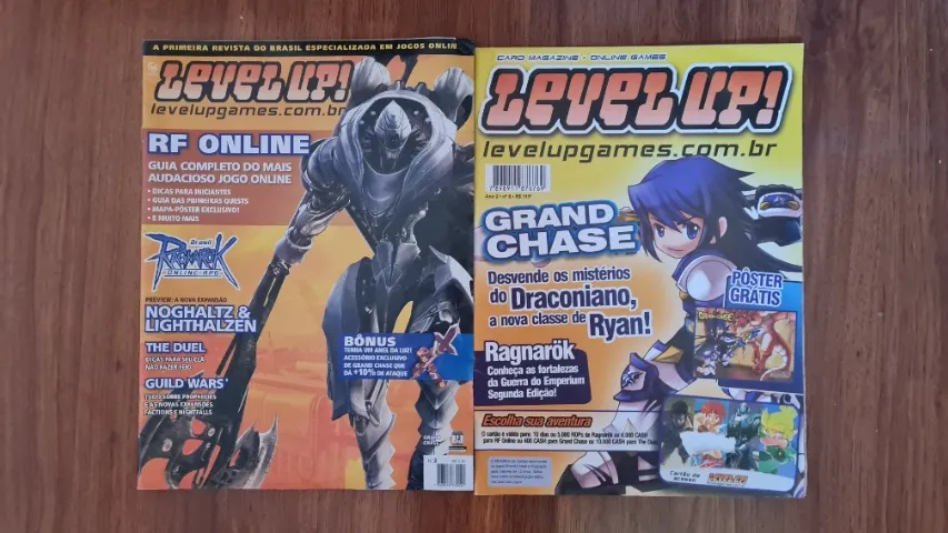 Revista Level Up Games Números 3 e 8