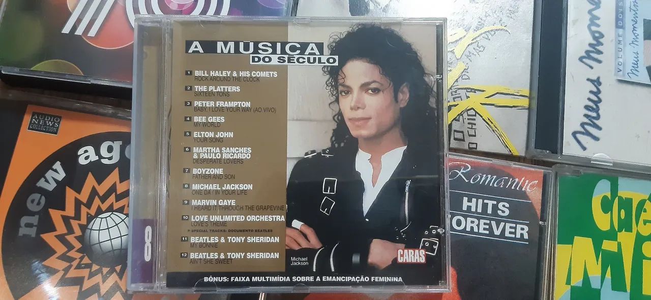 Cd Coleção A Música do Século vol 08 (capa Michael Jackson)<br Cd Coleção A Música do Século vol 08 (capa Michael Jackson)<br