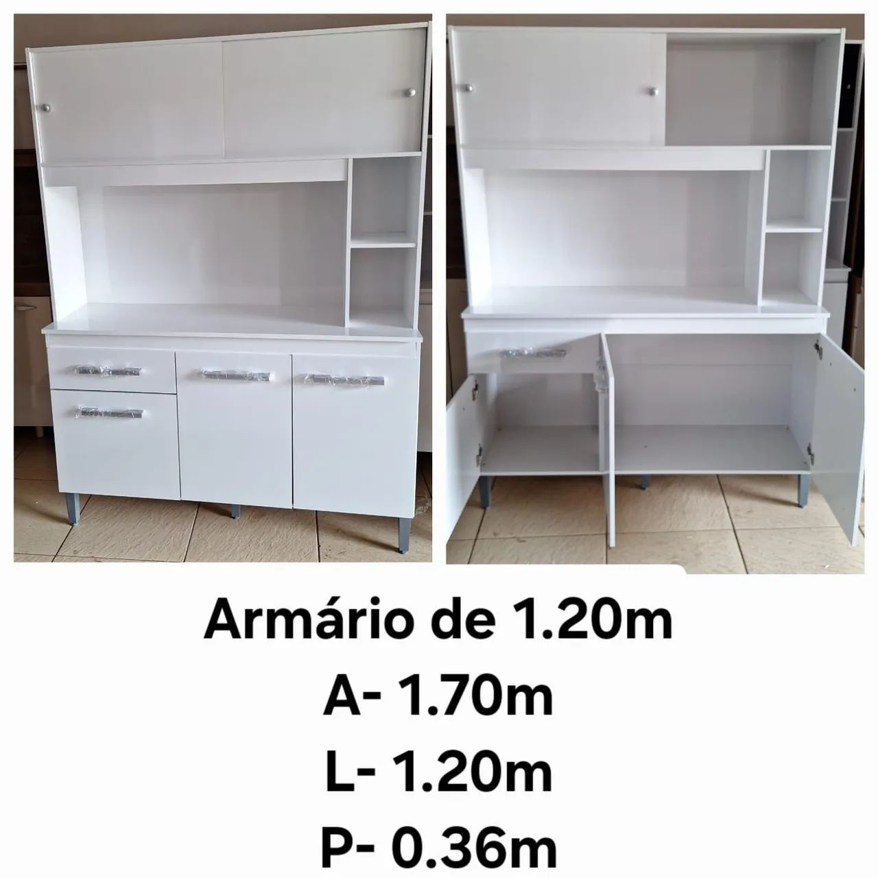Armários novos com entrega grátis 580 cada  - Foto 2