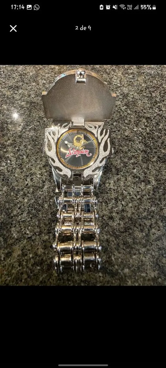 Relógio moto clube muito raro - Design Exclusivo e Sofisticado