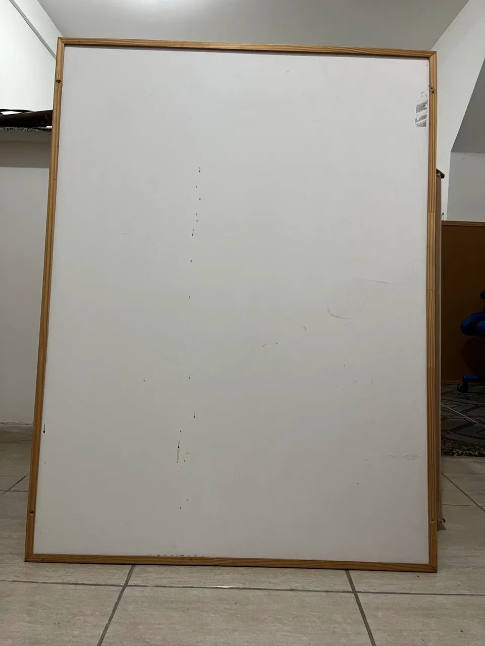 Lousa Branca para Escrita 90x120 cm - Quadro Branco com Moldura