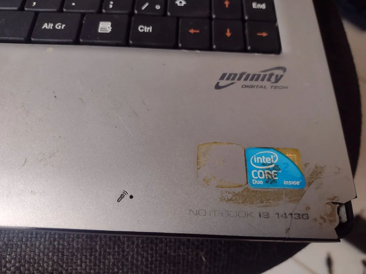 Notebook para retirar peças (tela boa) - Foto 2