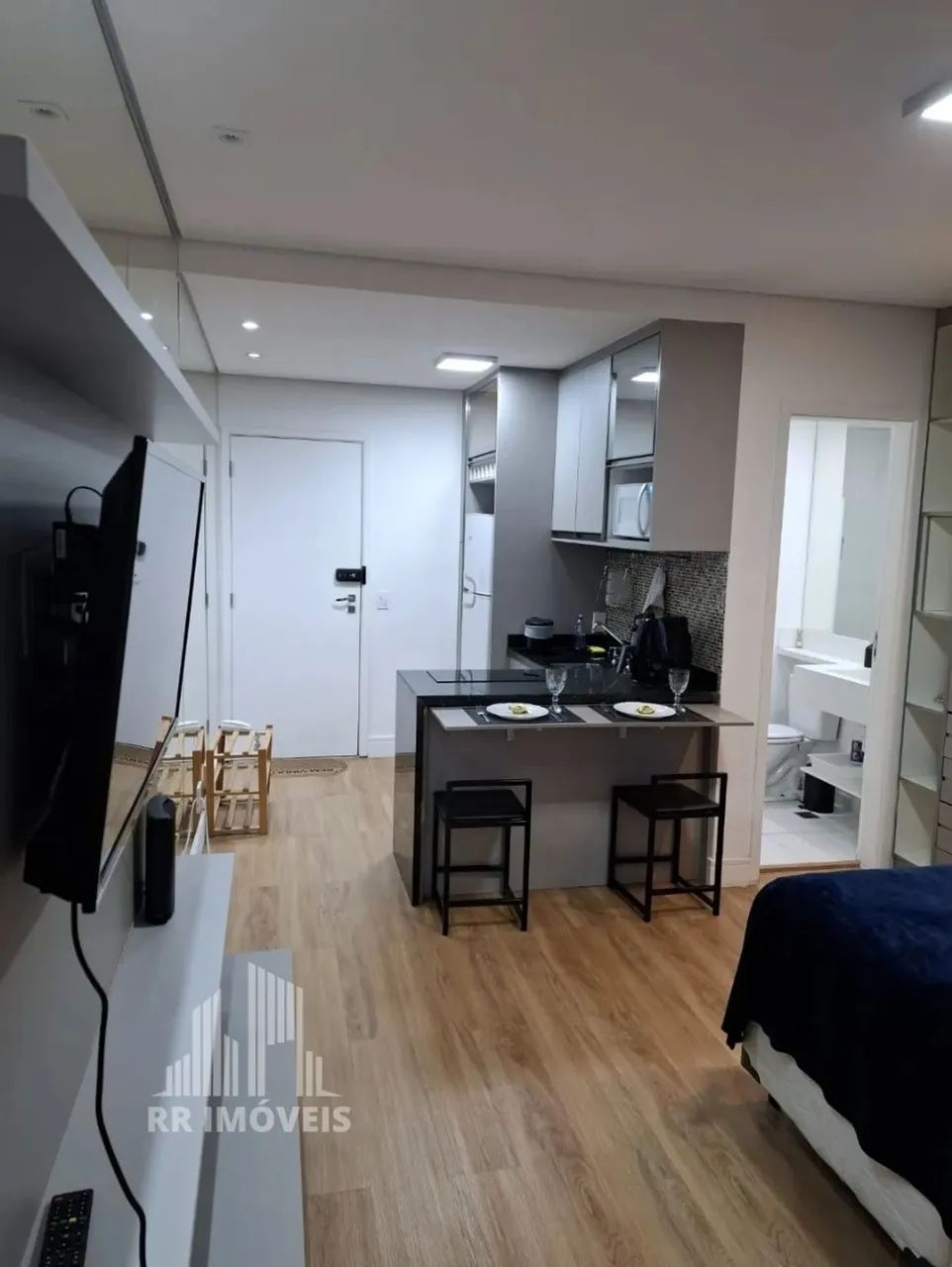 RR8492 Studio MOBILIADO 26m² CONDOMÍNIO SELENITA RESIDENCE LONG STAY - OPORTUNIDADE - 1 Do - Foto 4