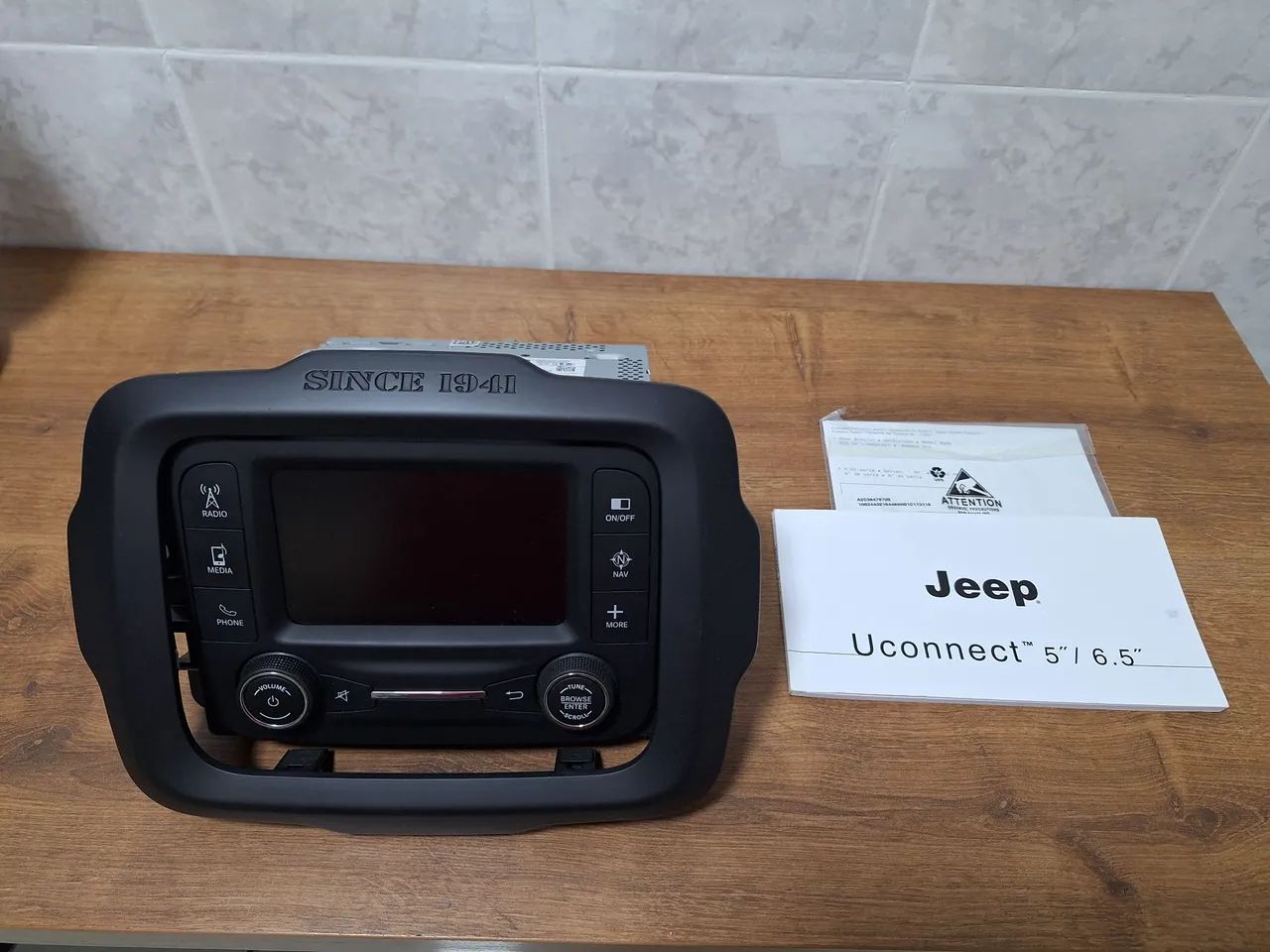 Central Multimídia Jeep Ucon Touro Compass Renegadenect 5"/6.5"