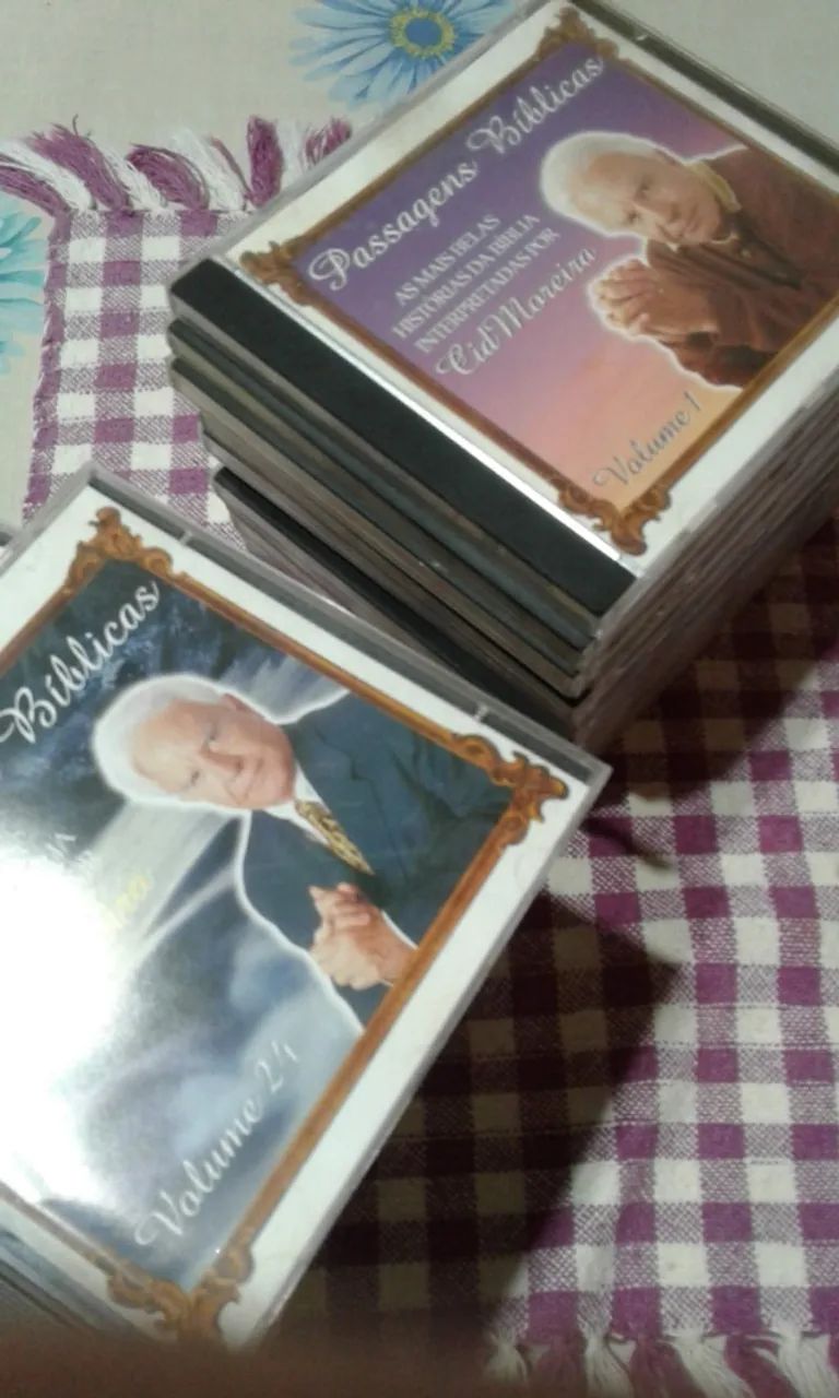 BÍBLIA CID MOREIRA  - 24 CDs - Passagens Bíblicas  - Foto 3