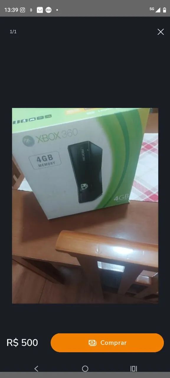 vendo Xbox 360 desbloqueado controle original cabo HDMI acompanha 7 jogos  em ótimo estado