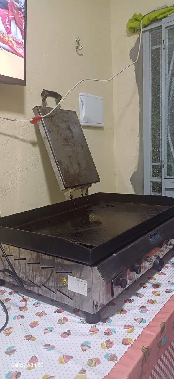 Chapa de lanche profissional