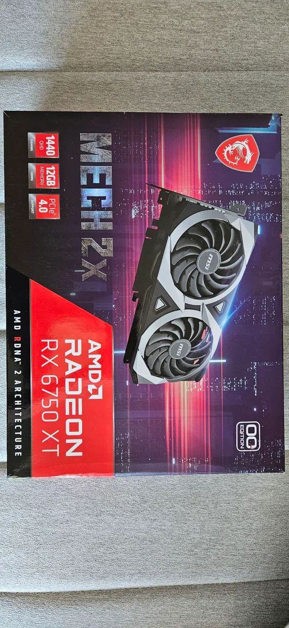 Placa de Vídeo MSI RX 6750 XT Mech 2x OC - Foto 5