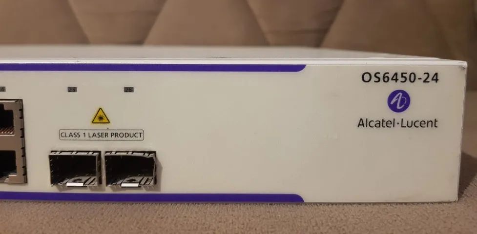 Switch Giga Alcatel-lucent24 No Poe Os6450-24 USADO - Foto 3