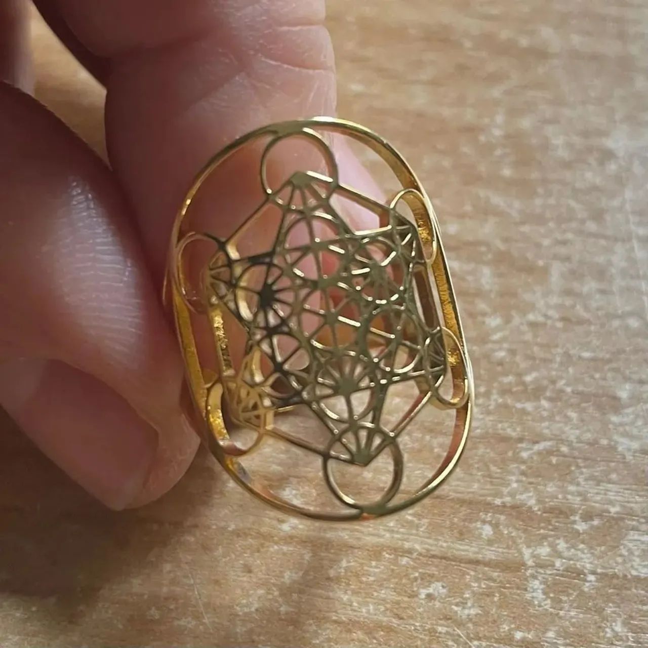 Anéis Geométricos Cubo Metatron - Foto 2