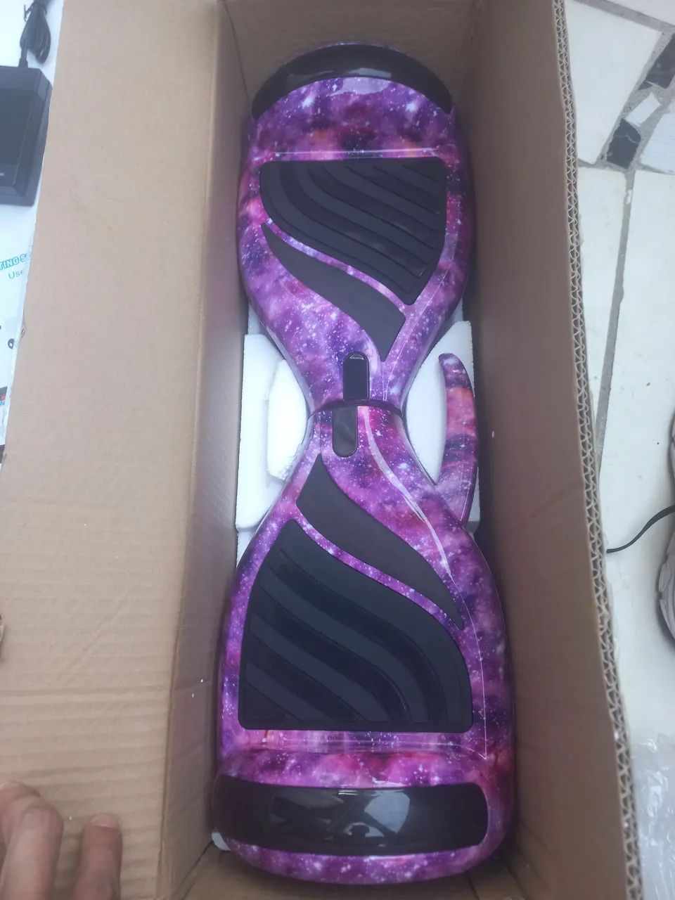 Hoverboard 6.5 Skate Elétrico Modelo 2025 com Bluetooth Som mp3 luz led - Foto 4