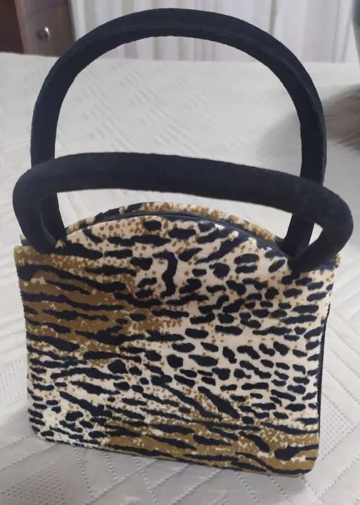 Bolsa de mão animal print