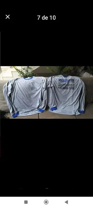 Calças em Brim reforçadas, Jalecos e Camisas P Sol manga longa. - Foto 3