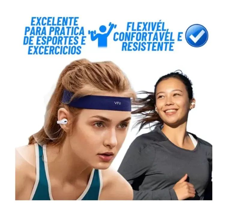 Fone de ouvido bluetooth de condução óssea  - Foto 4