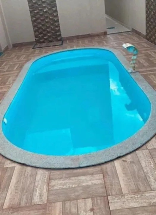 Piscina oval para seu lazer! 6 Metros! DESCONTO 20% Off!