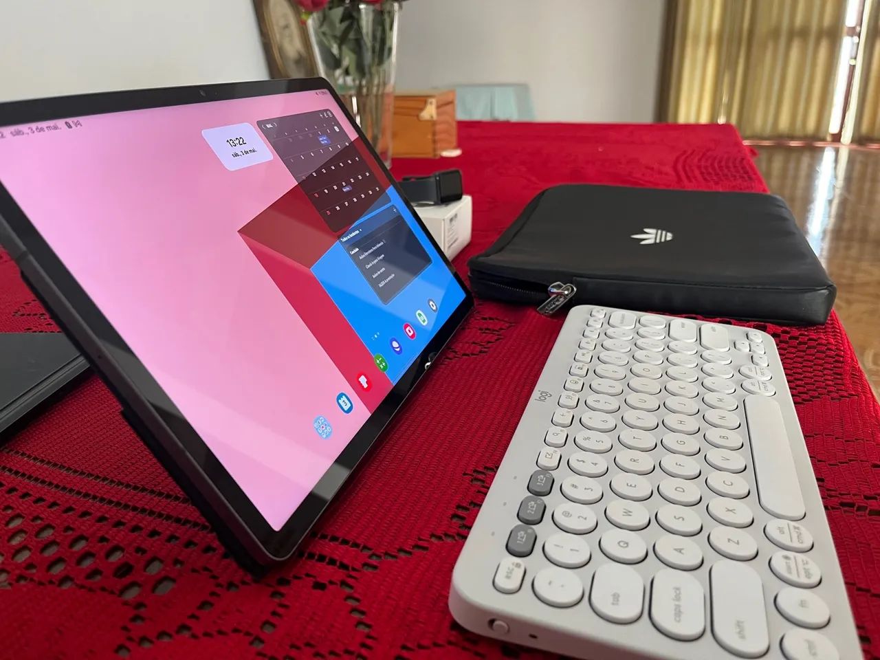 Tab S9 FE Plus + Galaxy Fit 3, Acessórios.