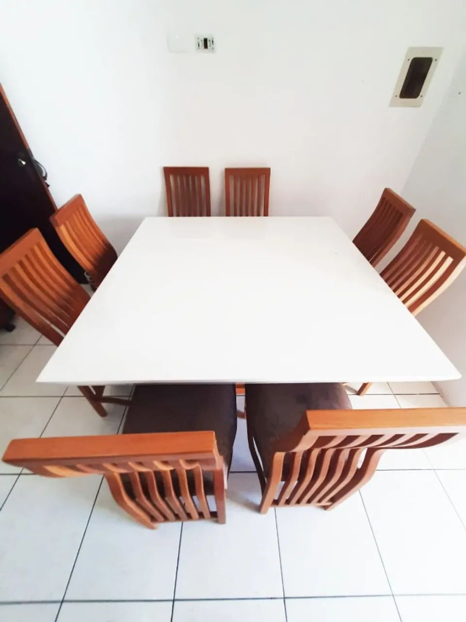 MESA DE JANTAR PREMIUM 8 CADEIRAS