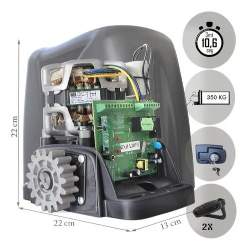 Motor de portão Rossi Nano Turbo 600Kg (PROMOÇÃO) - Foto 2