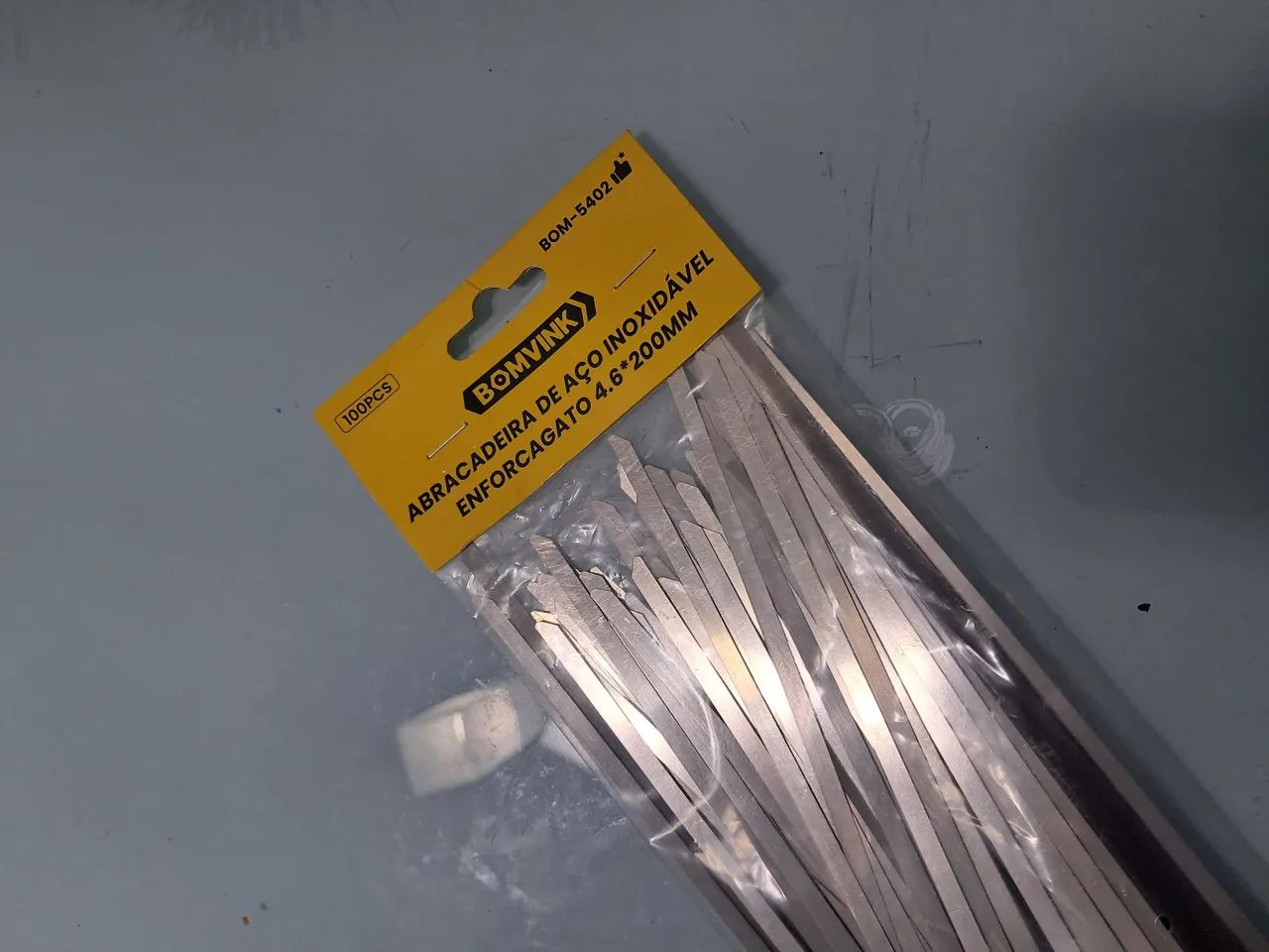 Abraçadeira Enforca Gato Aço Inox - Foto 2