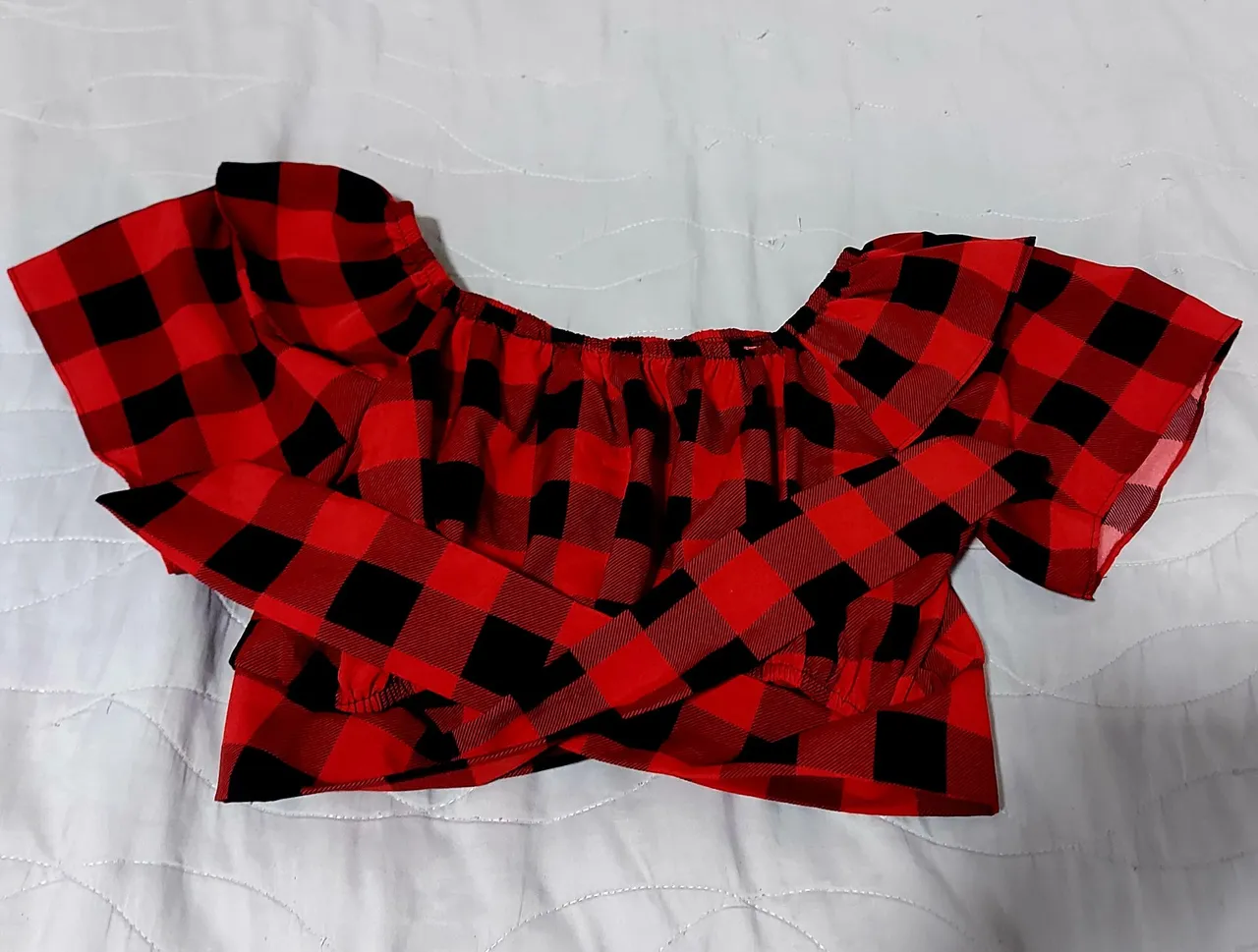 Blusa xadrez feminina