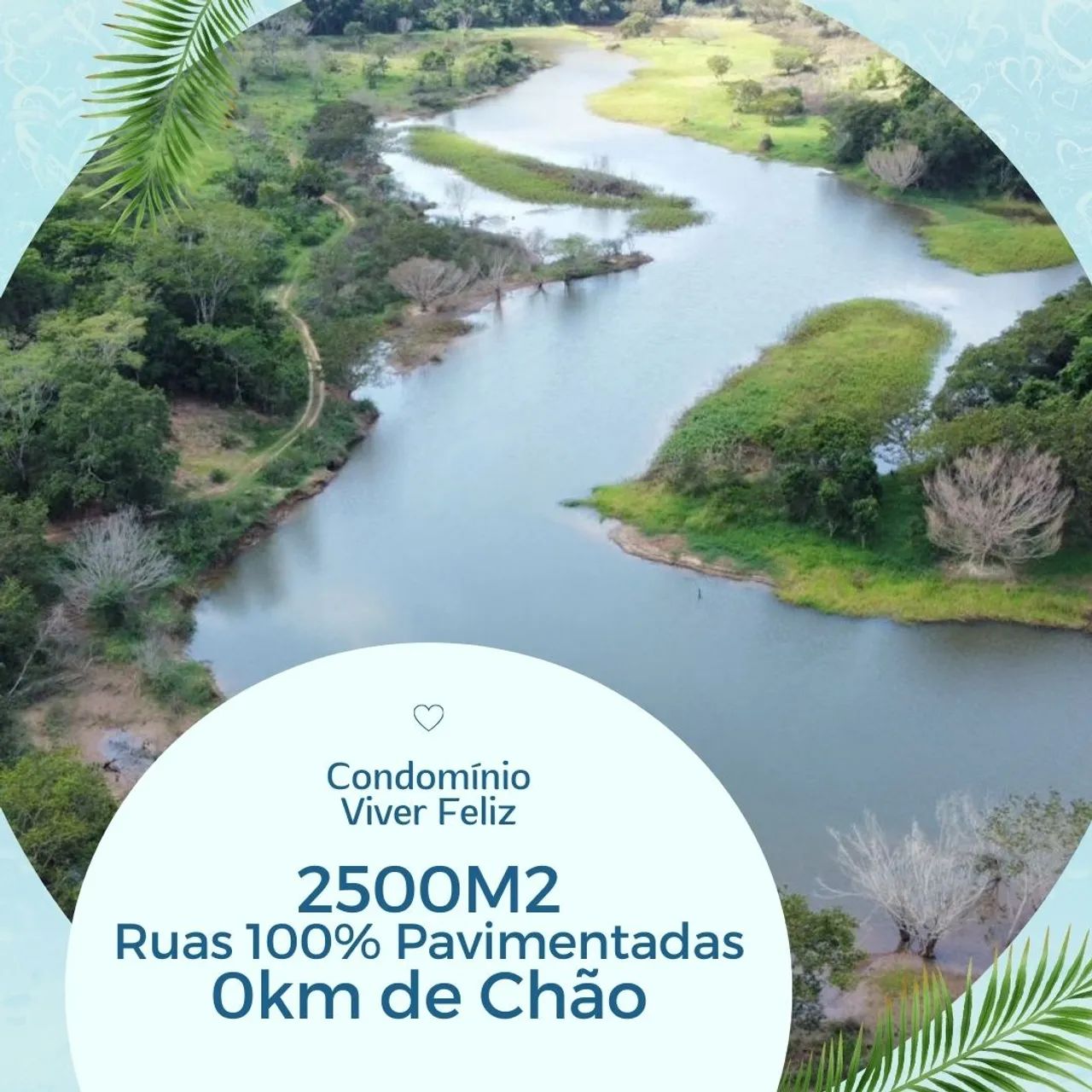 ! Lotes 2.500m2 no boleto bancário no Rio Corumba. = - Foto 8