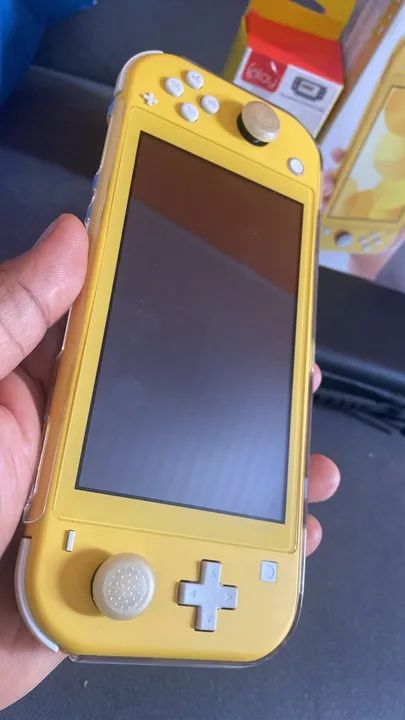 Nintendo Switch Lite Amarelo desbloqueado 128 g - Foto 3