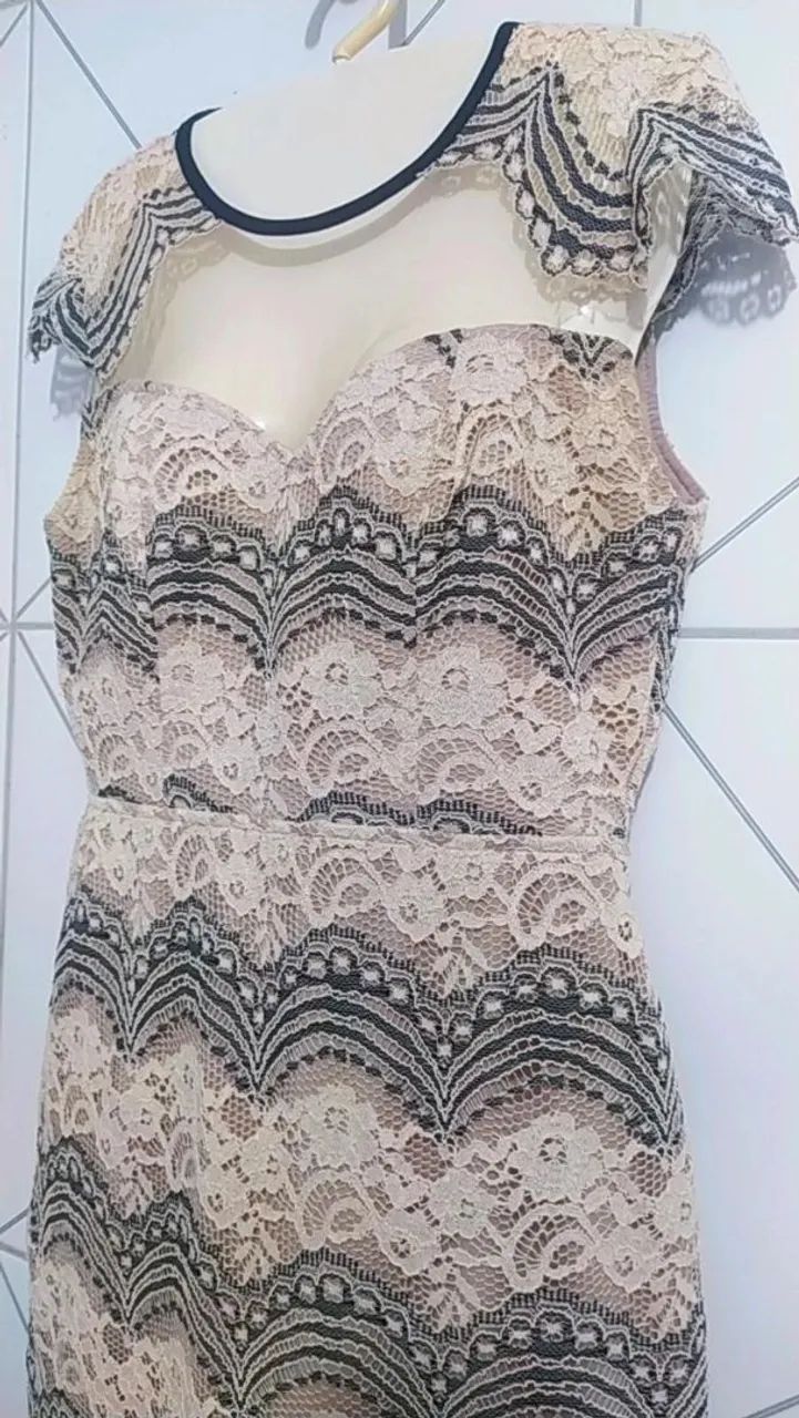Vestido de festa em renda - Foto 3