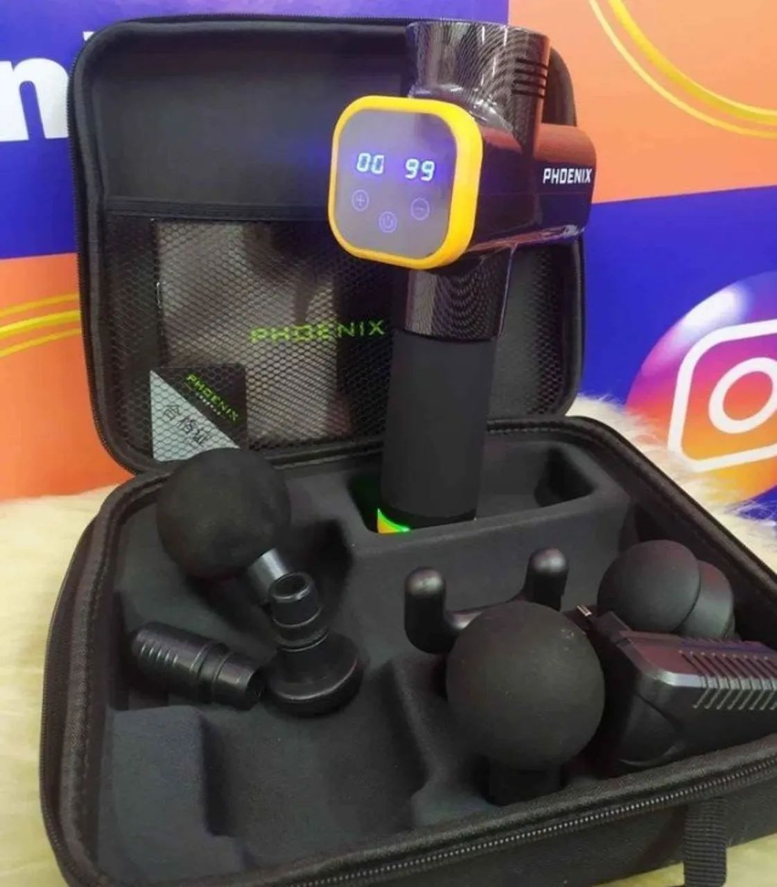 Pistola massageadora miofacial profissional Phoenix /VErsão Pistola massageadora miofacial profissional Phoenix /VErsão