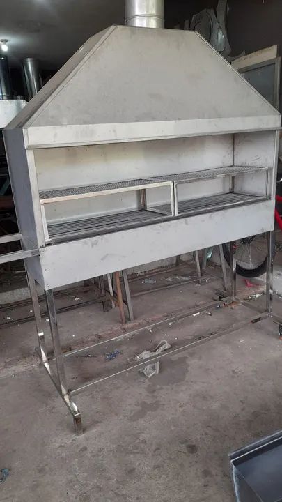 Churrasqueira para Espetinho toda em Aço inox  - Foto 4