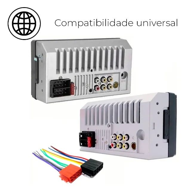 Central Multimídia Touch Screen com Bluetooth e Espelhamento do Celular - Foto 4