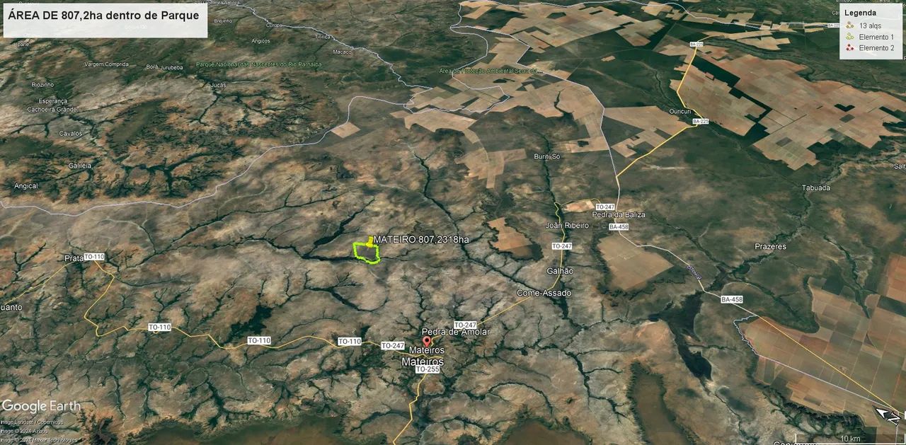 Área para Reserva LEGAL dentro do Parque Nacional das Nascentes - Foto 2
