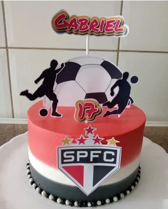 Bolo de aniversário times de futebol  - Foto 3