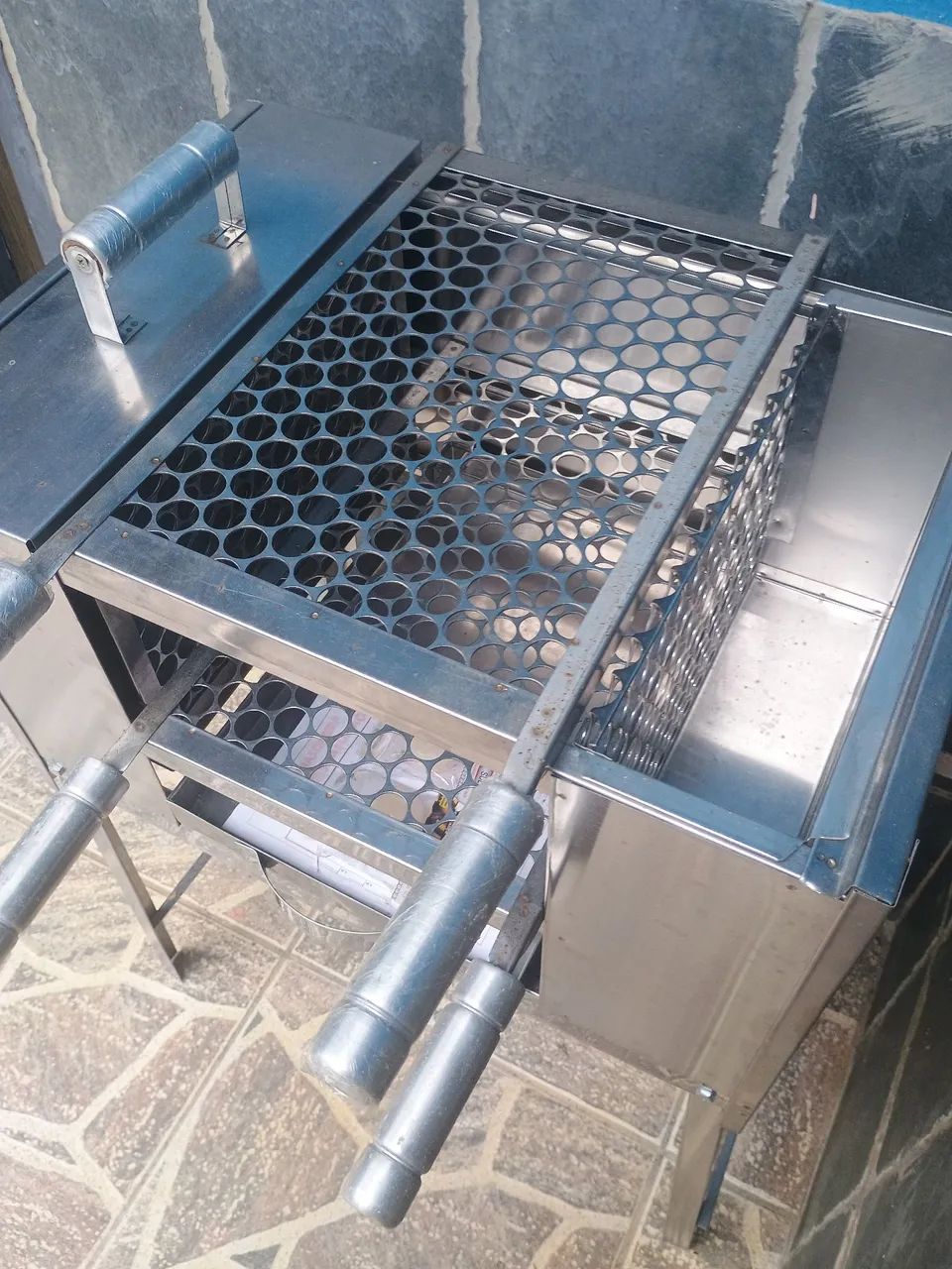 Churrasqueira carvão ecológico sem fumaça  - Foto 2