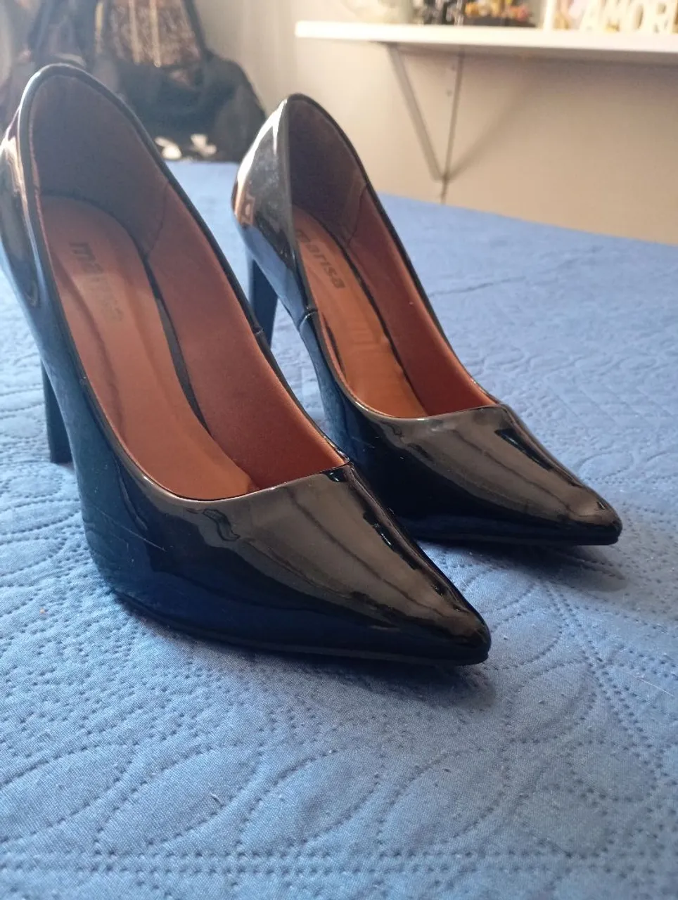 Scarpin Preto Verniz - Marisa