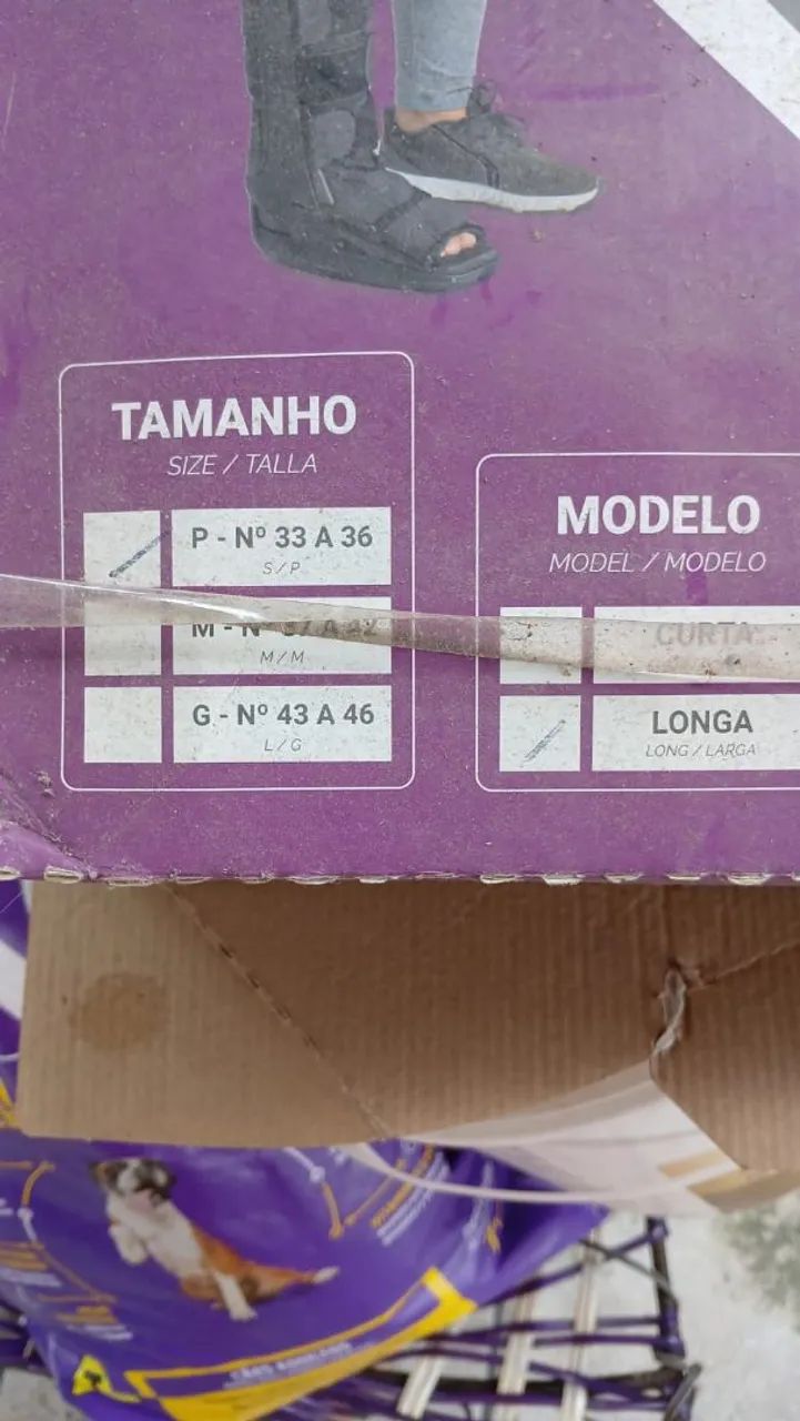 Bota imobilizadora para pé e tornozelo - Foto 3