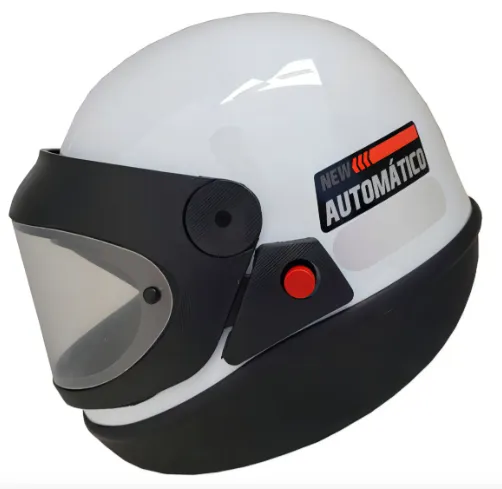 Capacete Automático Branco