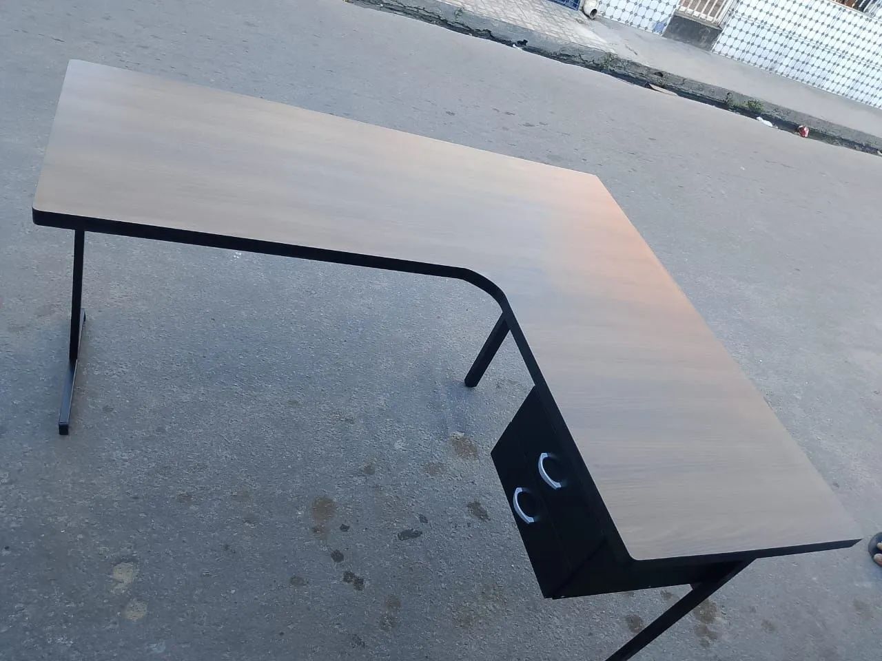 Mesa L perna de ferro - Foto 4